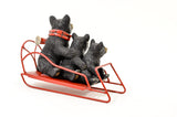 Sleigh riding holiday bears