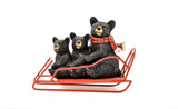 Sleigh riding holiday bears