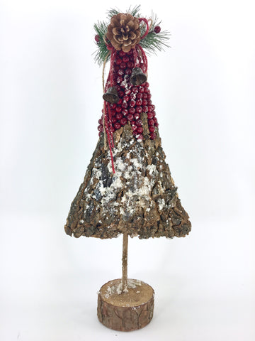 20.75" Cone Tree with Berries